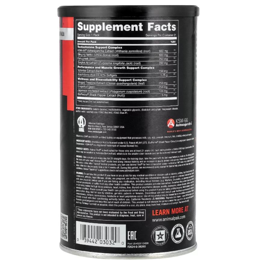 Advanced Animal Test - 21 packs