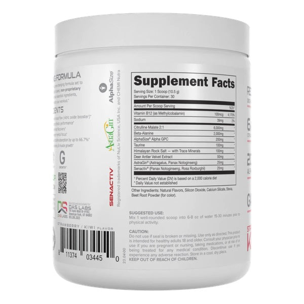 Bucked up - Non Stimulant Pre-Workout