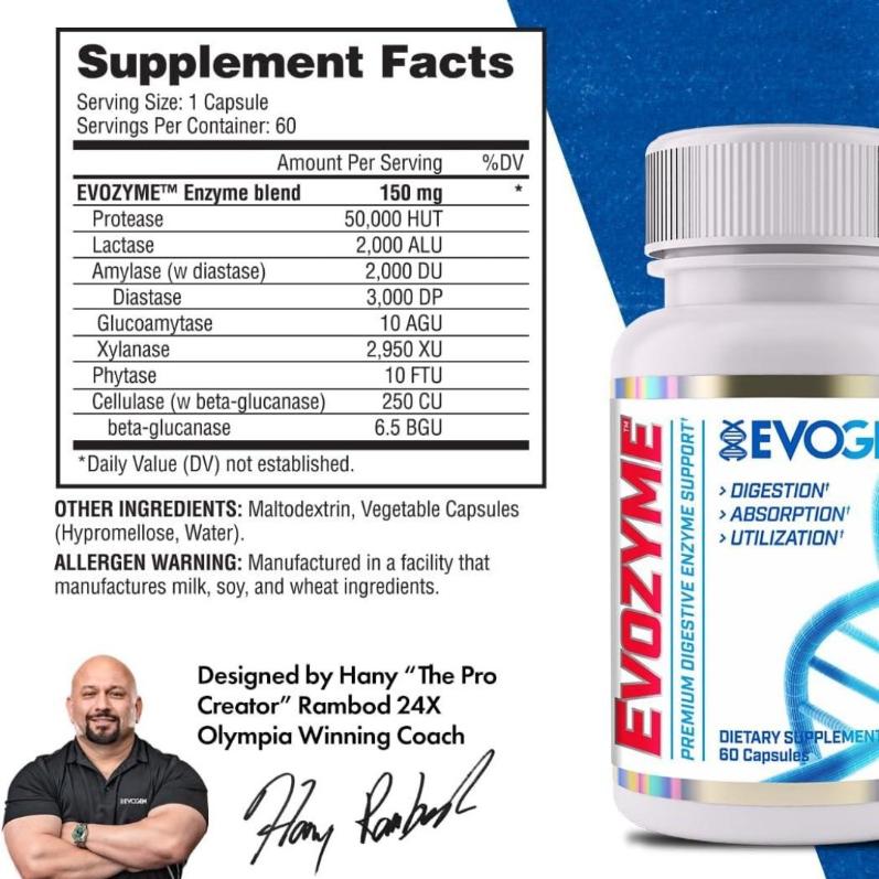 Evozyme - 60 caps